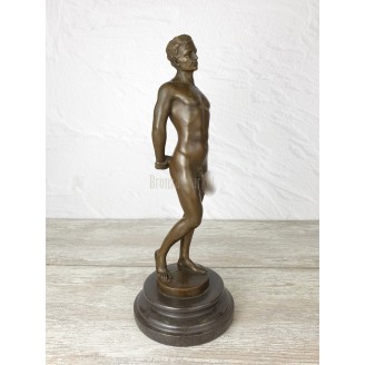 Statuette "Male erotica (hands behind the back)"