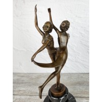 Statuette "Paired performance of cabaret dancers"