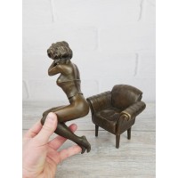 Statuette "Half-naked in a chair (EPA-512)"