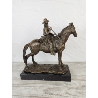 Sculpture "Cowboy on a horse 2"