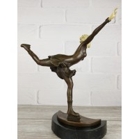 Statuette "Figure skater (bronze, bone)"