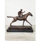 The statuette "The Jockey is rushing"
