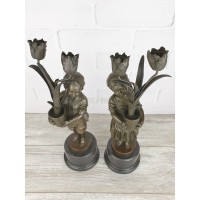 Candle holder "Boy and Girl"
