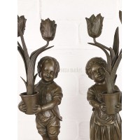 Candle holder "Boy and Girl"