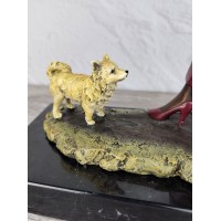 Statuette "Lady with a dog"
