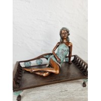 Statuette "On the cot"