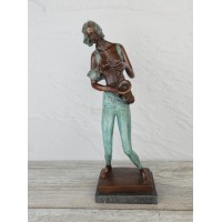 Statuette of a "Half-naked saxophonist"