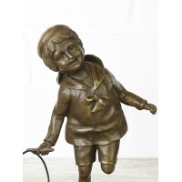 Statuette "Boy with a hoop"