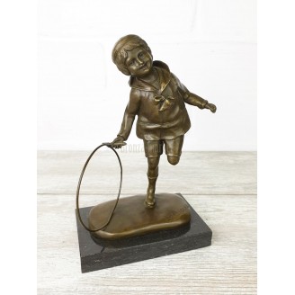 Statuette "Boy with a hoop"