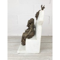Statuette "Declaration of love (on white marble)"