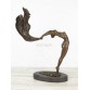 Statuette "Gymnast with canvas"