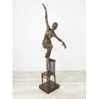 Statuette "Gymnast on a chair"