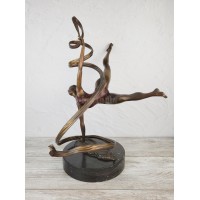 Statuette "Gymnast with a ribbon (large)"