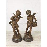 Statuette "Cupid with drums"
