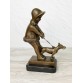 Statuette "Walking with a dog"