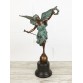 Statuette "Nika with a wreath (color.)"