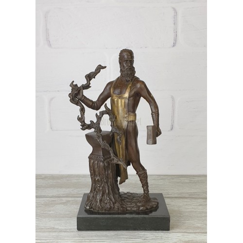 Statuette "Hephaestus - god of construction (color)"