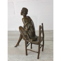 Statuette "On a chair in a shirt"