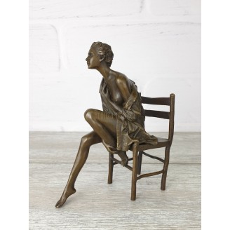 Statuette "On a chair in a shirt"