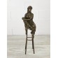 Statuette "Girl on a chair (barefoot)"