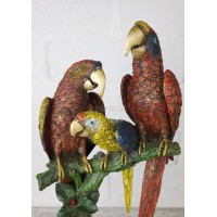 Statuette "Colored parrots. Family."
