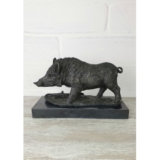 Statuette "Wild Boar (on a stone)"