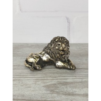 Statuette "Lion (cast, lying)"