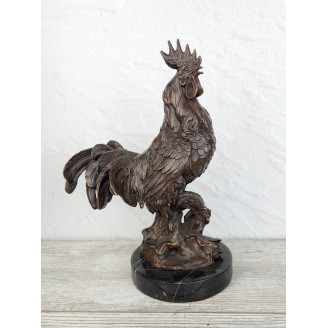 Statuette "Rooster (on a stone)"