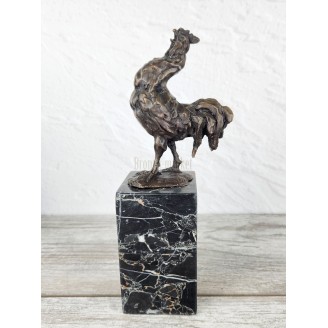 Statuette "Rooster on a stone (small)"
