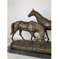 Statuette "A pair of horses (large)"