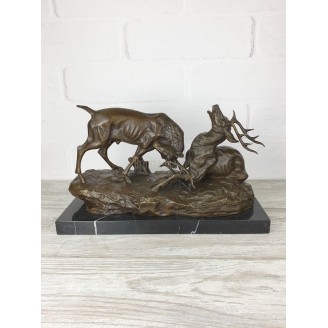 Statuette "Deer Fight"