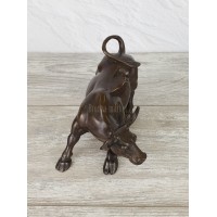 Statuette "Bull of the stock exchange (20cm, cinnamon)"
