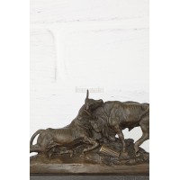 Bullfight statuette