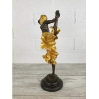 Statuette "Dancer (in a gold dress 1)"