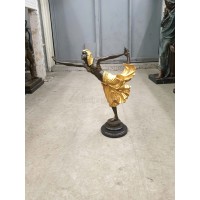 Statuette "Dancer (in a gold dress 1)"