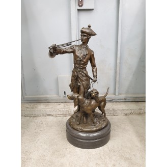 Statuette "Hunter with hounds (large)"
