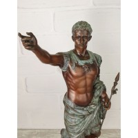 Sculpture "Gaius Julius Caesar Augustus (green)"