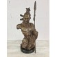 Sculpture "Indian with a spear"