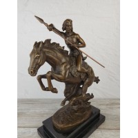 Sculpture "Indian Warrior"