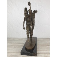 Sculpture "Dancers with plates (Russian Ballet)"