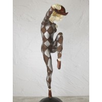 Sculpture "Dancer in a hat (large, in color)"