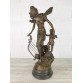 Sculpture "Fairy with lyre and cupid"