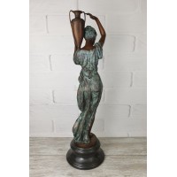 Sculpture "Girl with a jug (big green P.)"