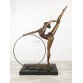 Sculpture "Gymnast with a hoop (large)"
