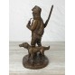 Statuette "Hunter with a pipe"