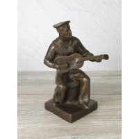 Statuette "Sailor with a guitar"