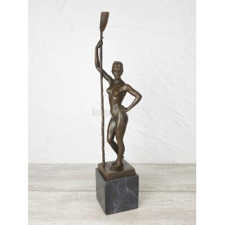 Statuette "Girl with a paddle (quality)"
