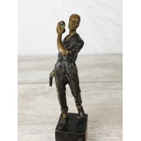 Statuette "Tennis player (Viennese bronze)"