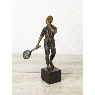 Statuette "Tennis player (Viennese bronze)"