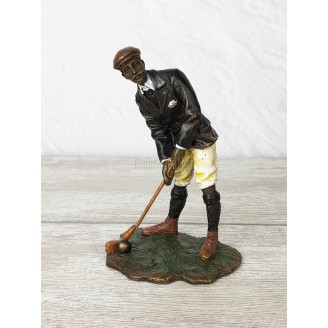 Statuette "Golfer (Viennese bronze)"